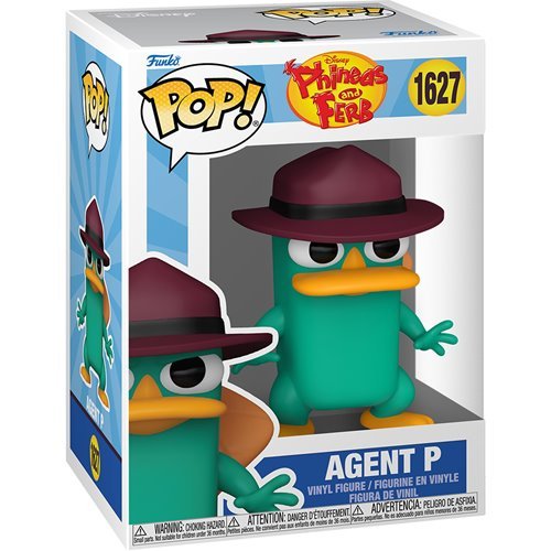 Phineas and Ferb Funko Pop! Set of 3 (Agent P #1627, Phineas #1629, and Ferb #1628) Collectible Vinyl Figures - Estimated Arrival: Sept. 2025 (PRE-SALE)