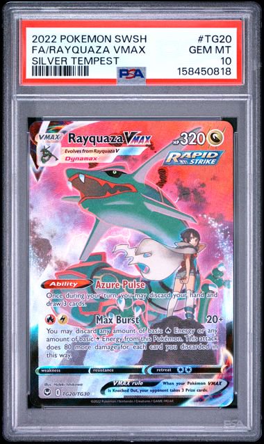 Pokemon Rayquaza VMax FA PSA 10 0818