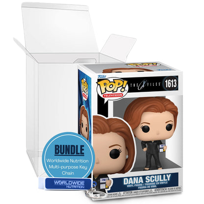 Dana Scully Funko Pop! The X-Files - Approx.4" Collectible Vinyl Figure #1613 with Display Box Protector Case