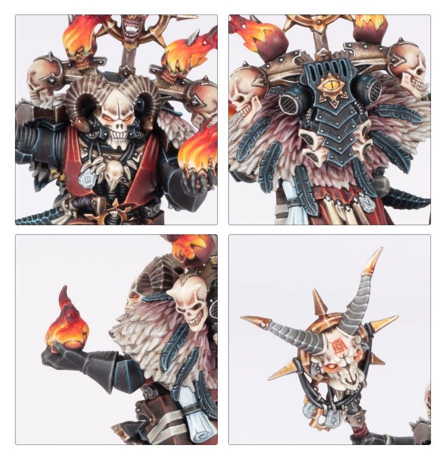 Warhammer 40K Combat Patrol Chaos Space Marines Army Box Set – 26 Multipart Miniatures Including Master of Possession, Possessed, Chaos Marines & Cultists – Warhammer 40,000 Miniatures