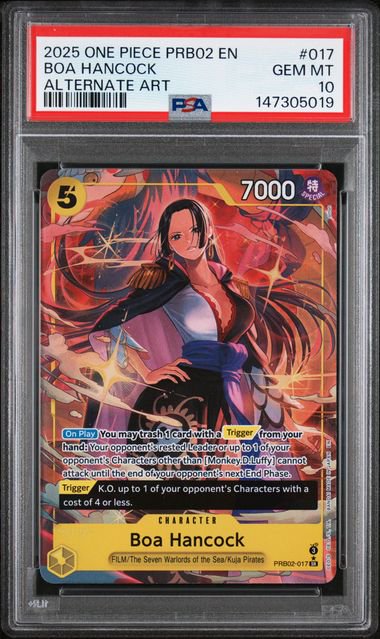 One Piece Boa Hancock Alt PSA 10 5019