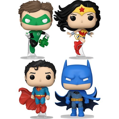 DC Comics New Classics Funko Pop! Heroes - Set of 4 (Batman #598, Superman #599, Wonder Woman #600, and Green Lantern #601) Collectible Vinyl Figures - Estimated Arrival: Nov. 2025 (PRE-SALE)