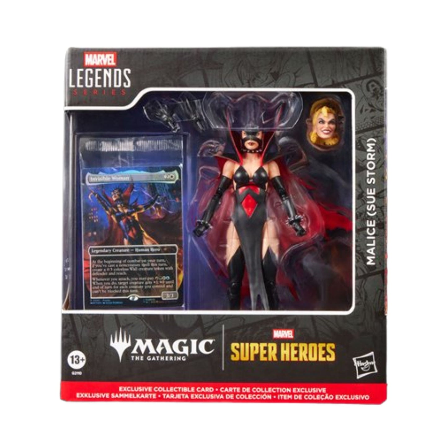 Magic: The Gathering Marvel Super Heroes Malice Sue Storm 6-Inch Action Figure with Exclusive Foil Trading Card, Marvel Legends Collectible Figure with Accessories (PREORDER - Release Date October 2026)