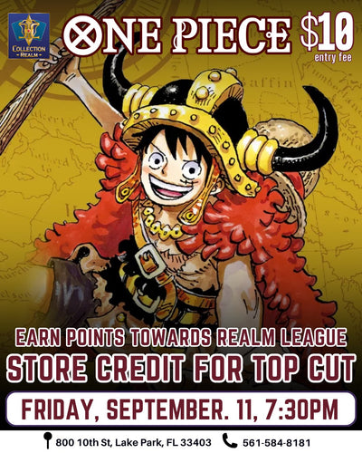 One Piece Card Game Tournament – September 11, 2026 (Friday 7:30 PM)