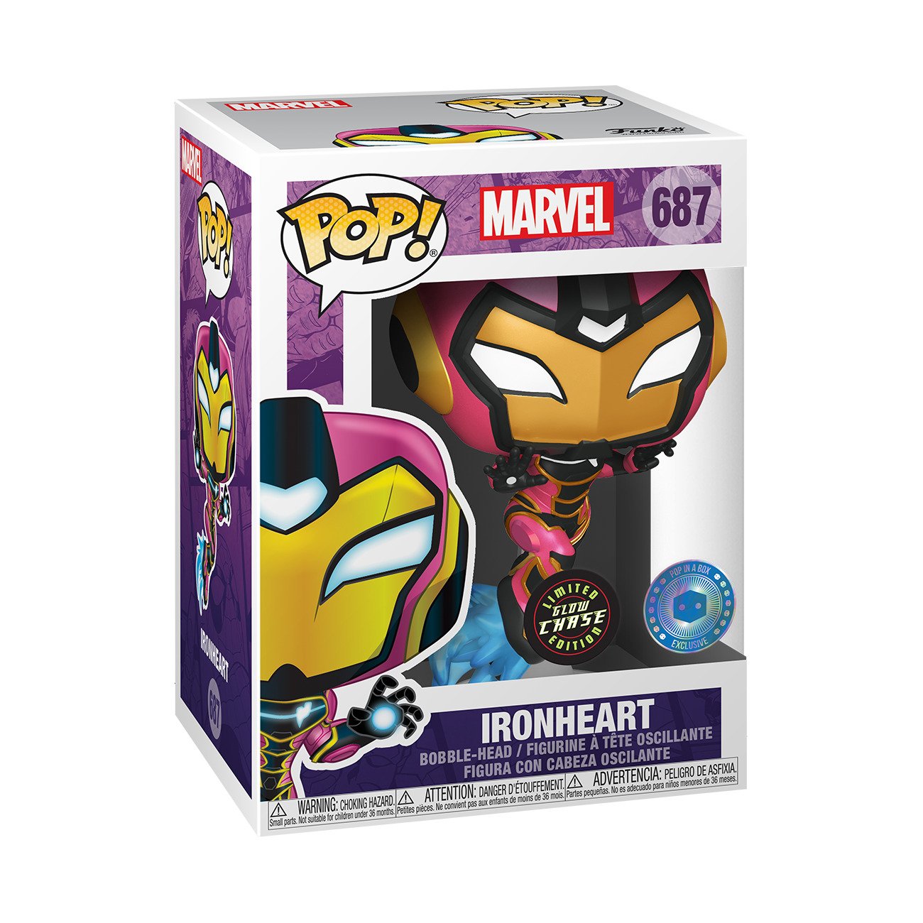 Funko Pop! Vinyl: Marvel - Ironheart #687 (Chase) (Glows in the Dark)