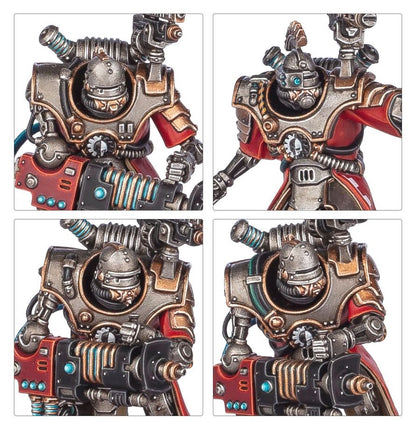 Warhammer 40,000 Adeptus Mechanicus Hastarii – 5 Plastic Miniatures, Build Exterminators or Fusiliers, Adeptus Mechanicus Heavy Weapons Squad for Warhammer 40K (PRE-ORDER)