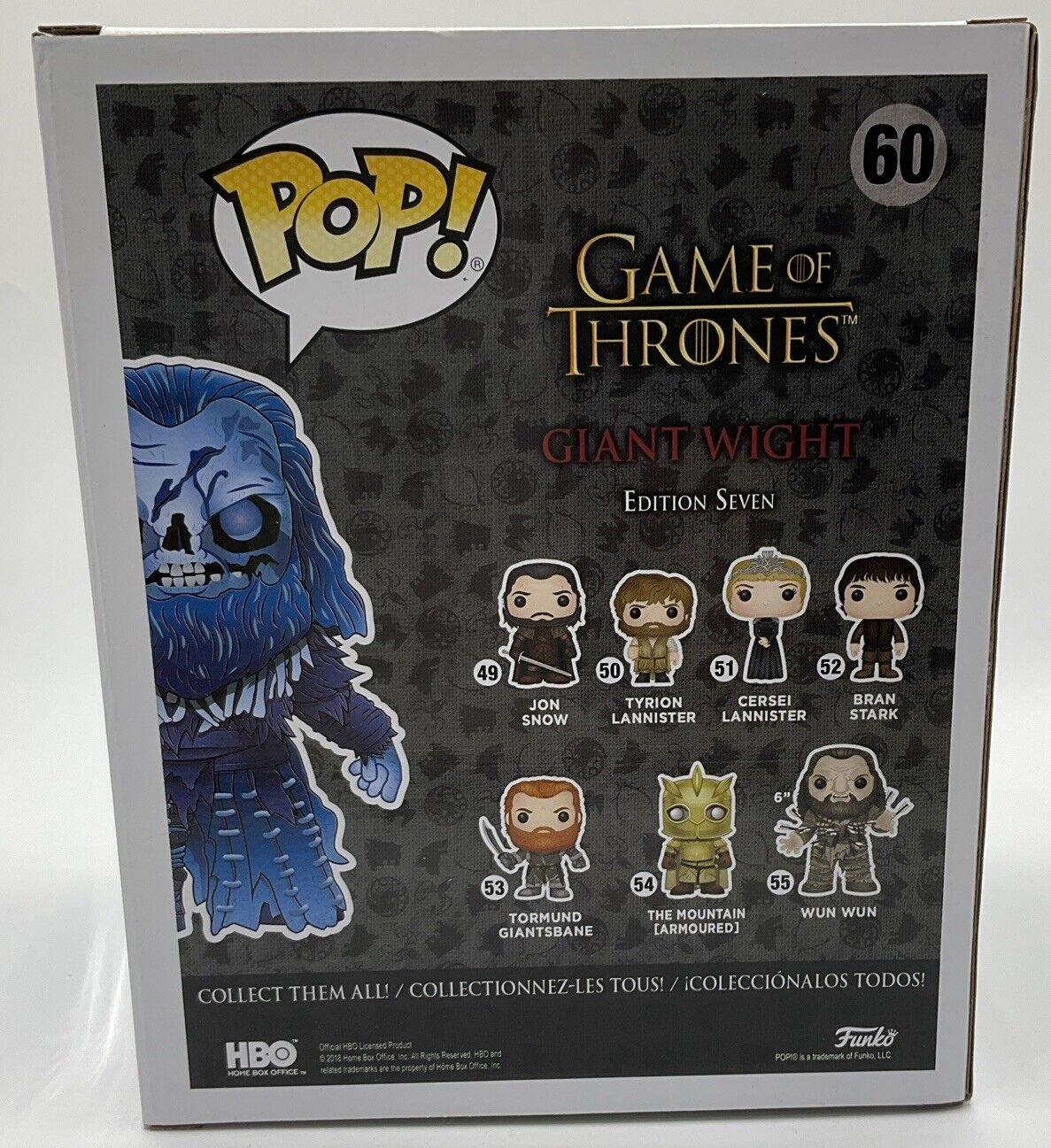 Funko Pop! Vinyl 6": Game of Thrones - Giant Wight #60 - Emerald City Comic