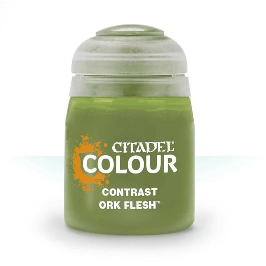 Warhammer Citadel Contrast: Ork Flesh Paint Bottle 18ml