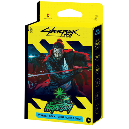 Cyberpunk TCG Embracing Power Starter Deck 6CT – Ready-to-Play Trading Card Game Starter Set, Futuristic Cyberpunk Strategy Deck, Collectible TCG Cards for Beginners & Collectors (PRE-ORDER OCTOBER)