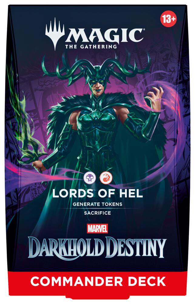 Magic The Gathering Marvel Darkhold Destiny Lords of Hel Commander Deck (Pre-Order April 2027)