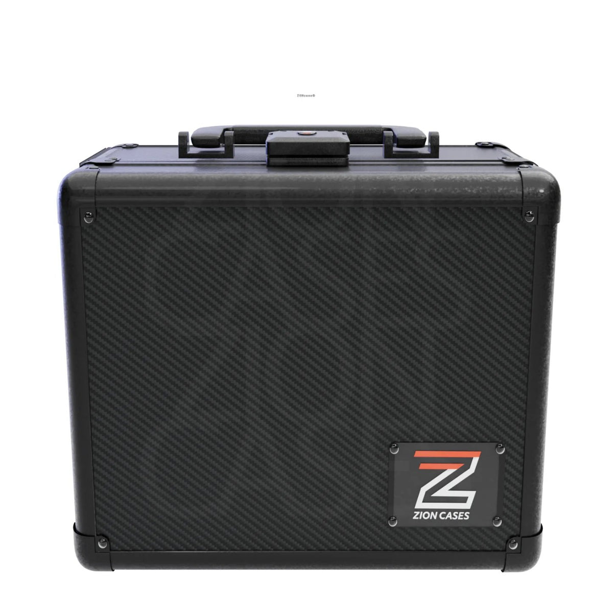 Zion Cases Slab Case 2 Row Carbon Fiber Black, Holds Up to 60 Slabs, High-Grade Foam Storage Case with Carbon Fiber Overlay, TSA-Approved Locks for Collectibles, Trading Cards and Travel (PRE-ORDER)
