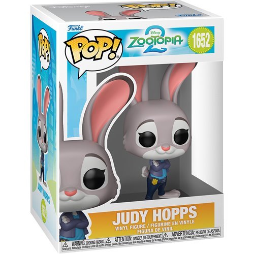 Judy Hopps #1652 Funko Pop! Zootopia 2 - Approx. 3 3/4" Collectible Vinyl Figure Bundled with Display Box Protector Case - Estimated Arrival: Oct 2025 (PRE-SALE)