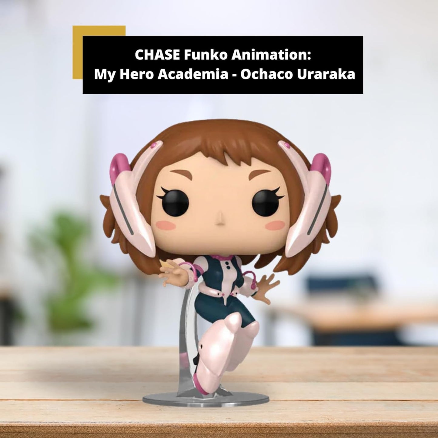 Ochaco Uraraka Funko Pop! Animation My Hero Academia - Chase Limited Edition Vinyl Figure #1524 with Display Box Protector Case