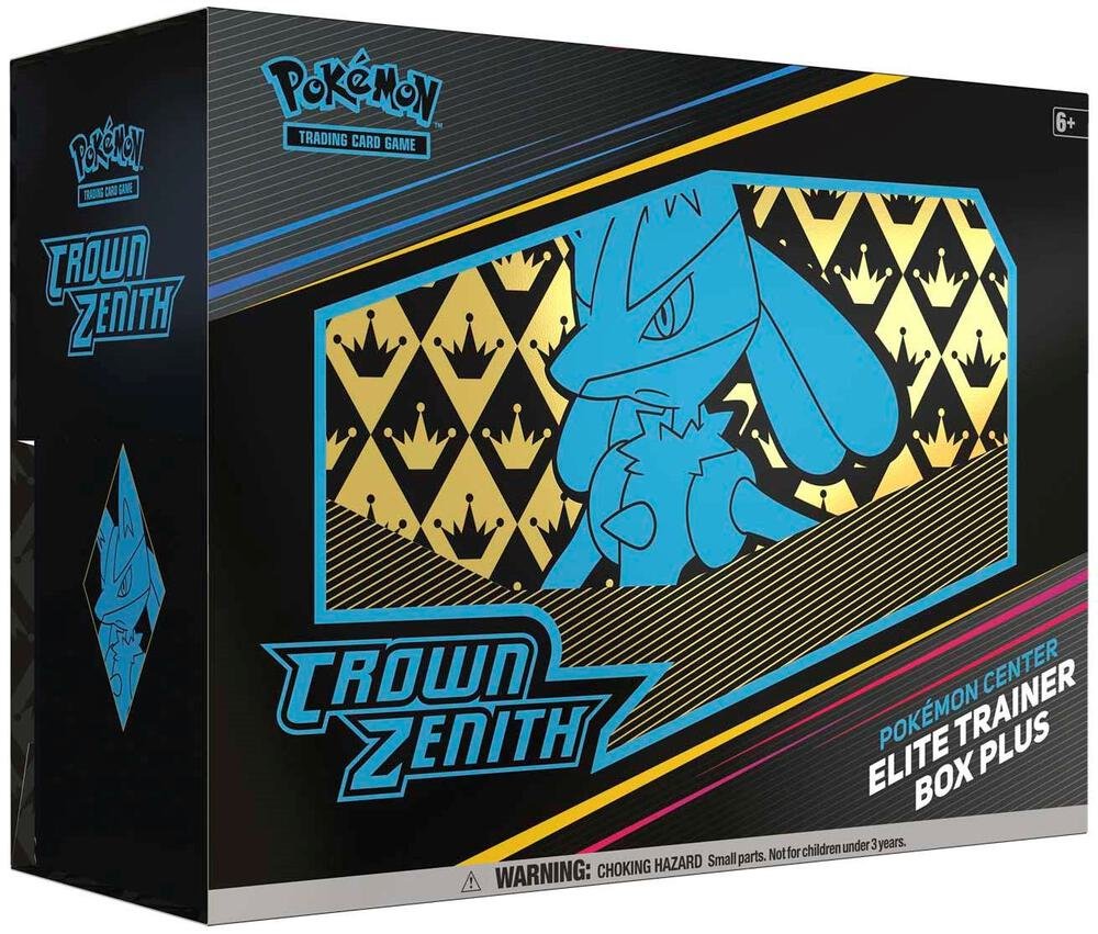 Pokemon TCG Crown Zenith Pokemon Center Elite Trainer Box Plus Sealed Box
