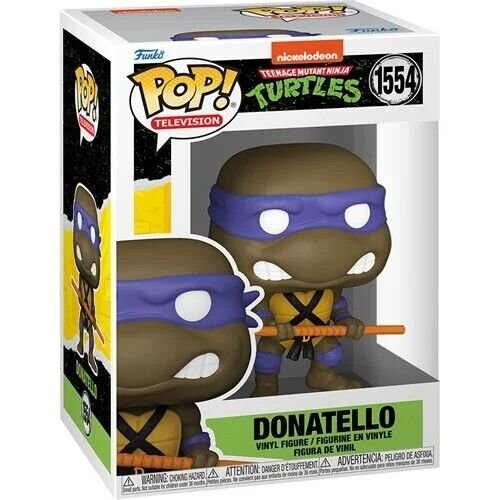 Donatello with Bo-Staff Funko Pop! Television Nickelodeon Teenage Mutant Ninja Turtles - Approx. 3 1/2" Collectible Vinyl Figure #1554 with Display Box Protector Case (PRE-ORDER)