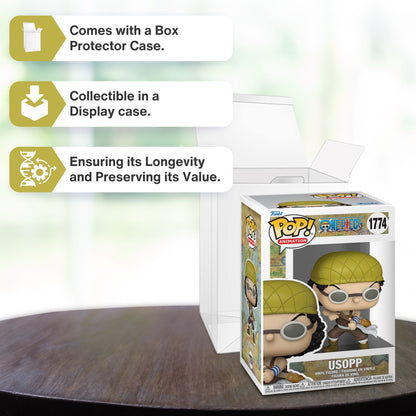 Usopp (2024) Funko Pop! Animation: One Piece - Collectible Straw Hat Pirates Marksman Vinyl Figure #1774 with Window Display Box