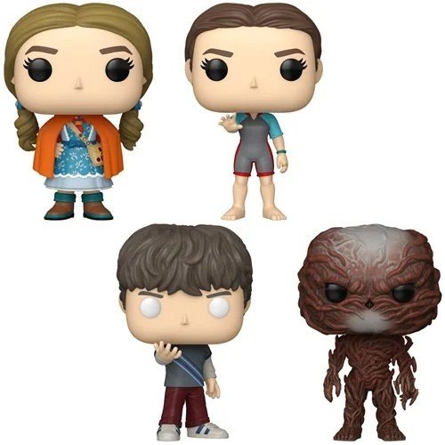 Stranger Things Season 5 Wave 2 Funko Pop! Television Set of 4 (Holly The Heroic #1810, Will Byers (Hive Mind) # 1809, Eleven # 1807, and Vecna # 1806) - Vinyl Figures