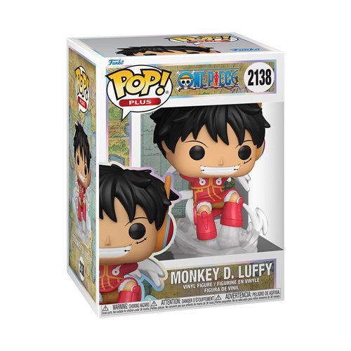 Monkey D. Luffy #2138 Funko Pop! Plus One Piece Egghead Island - Approx. 4 1/2" Collectible Vinyl Figure Bundled with Display Box Protector Case - Estimated Arrival: Nov. 2025 (PRE-SALE)