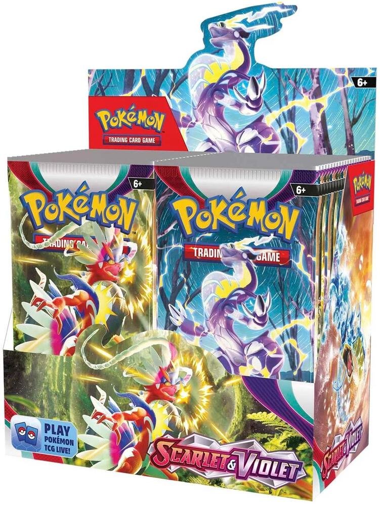 Pokemon TCG Scarlet and Violet SV01 Base Set Booster Box sealed packaging