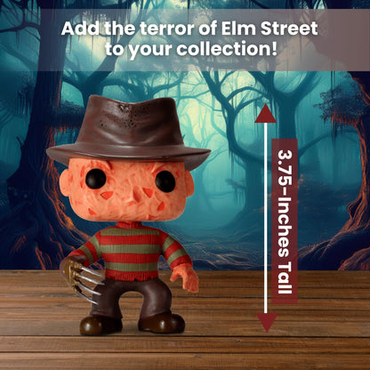 Freddy Krueger Funko Pop! Movies: A Nightmare on Elm Street - Approx. 3 3/4" Horror Collectible Vinyl Figure #02 with Display Box Protector Case