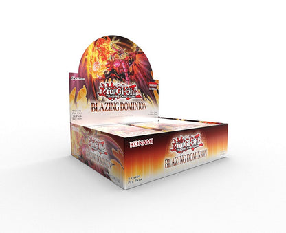 Yu-Gi-Oh! Blazing Dominion Booster Box – 24 Booster Packs, 9 Cards per Pack – Official Konami Trading Card Game Expansion Set for Deck Building, Collecting, and Competitive Play (PRE-ORDER MAY)