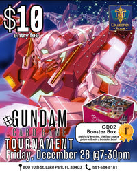 Gundam Card Game Tournament – December 26 (Friday, 7:30 PM)