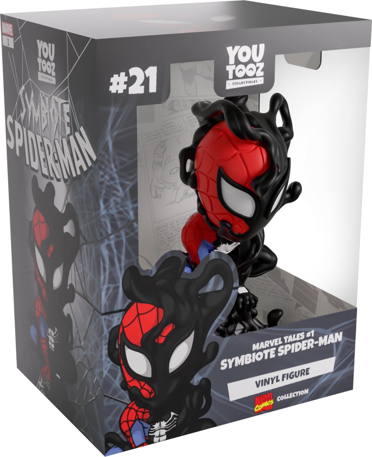 Marvel Tales #1 Symbiote Spider-Man Youtooz Spider-Man Collection - Approx. 4.9" Collectible Vinyl Figure #21 with Window Display Box (PRE-ORDER)