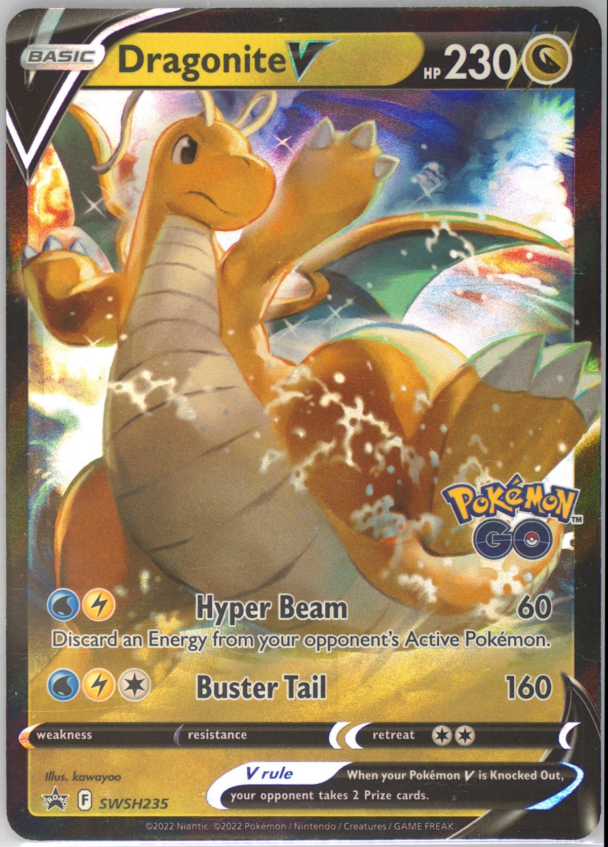 Pokemon Dragonite PGO Promo PSA 10 2163