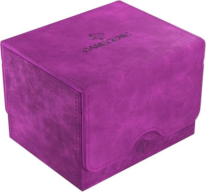 GameGenic Sidekick XL Deck Box 100 Plus Cards Purple Trading Card Storage Case