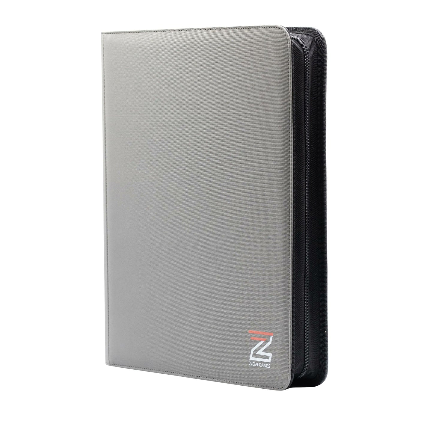 Zion Cases gray 9 pocket toploader trading card binder