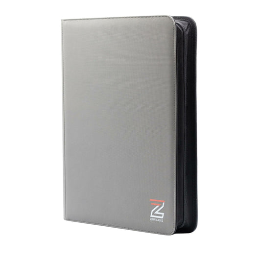 Zion Cases gray 9 pocket toploader trading card binder