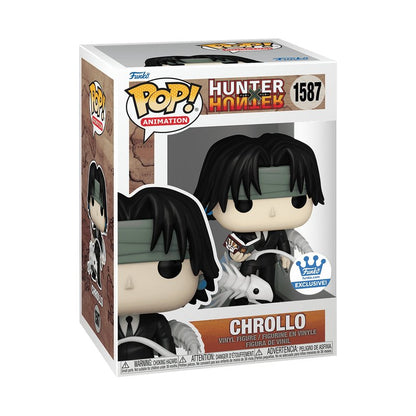 Chrollo Lucilfer Funko Pop! Animation Hunter X Hunter - Approx. 3.95" Collectible Exclusive Vinyl Figure #1587 with Display Box Protector Case (PRE-ORDER)