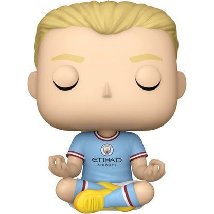 Erling Haaland #68 Funko Pop! Football Manchester City - Approx. 3 1/2" Collectible Vinyl Figure Bundled with Display Box Protector Case - Estimated Arrival: Sept. 2025 (PRE-SALE)