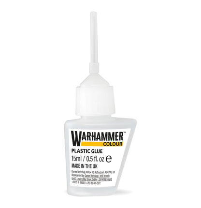 Warhammer Plastic Glue 0.5 Fl Oz Miniature Modeling Adhesive for Plastic Models