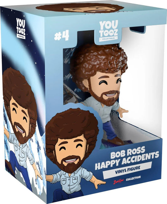 Bob Ross Happy Accidents Youtooz Bob Ross Collection - Approx. 5" Collectible Vinyl Figure #4 with Window Display Box (PRE-SALE)