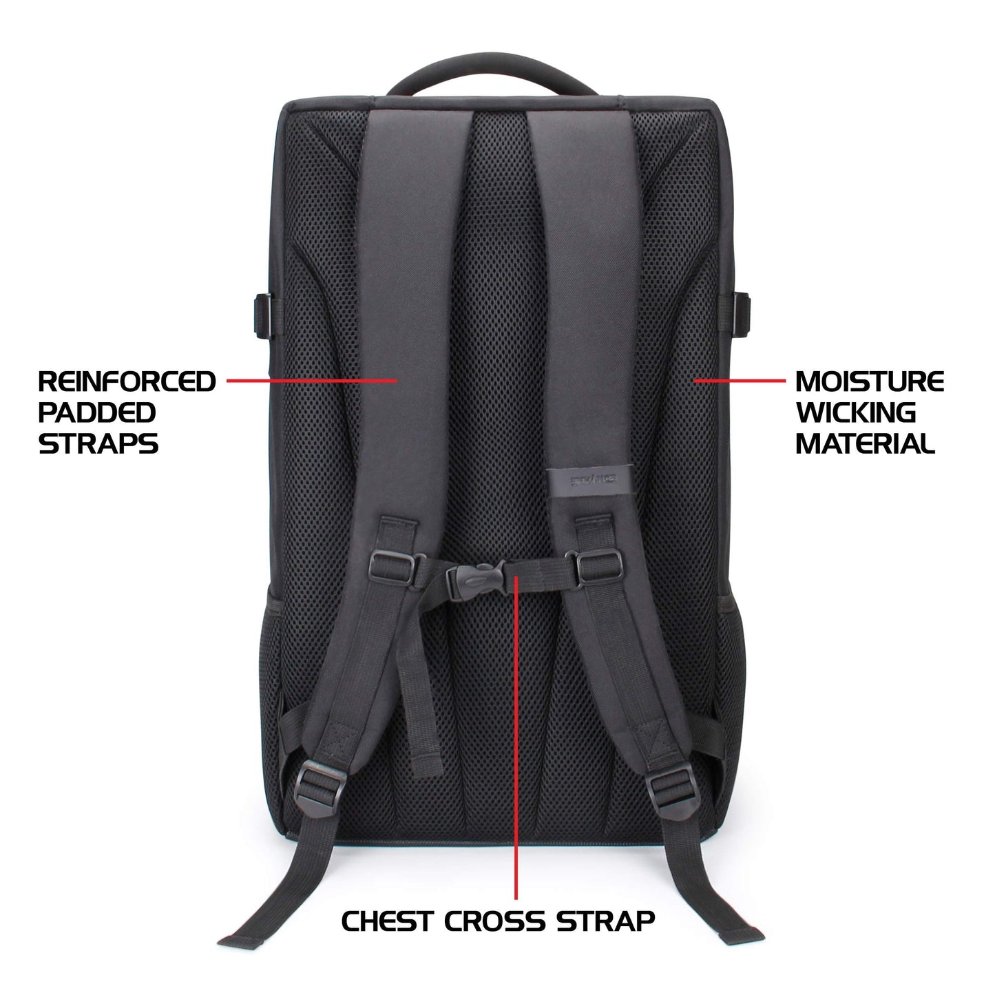 ENHANCE Board Game Backpack - Reinforced Rigid Board Game Storage with Padded Shoulder Straps, Carrying Handle, and Accessories Pockets for Dice, Cards, More - Fits and Protects Tabletop Adventures