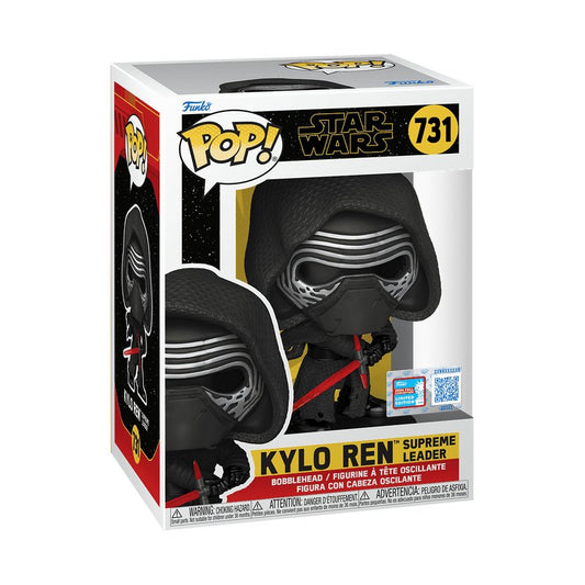 Kylo Ren Supreme Leader with Hood Funko Pop! Star Wars - NYCC 2024 Exclusive - Approx. 4.2" Collectible Limited Edition Vinyl Figure #731 with Window Display Box