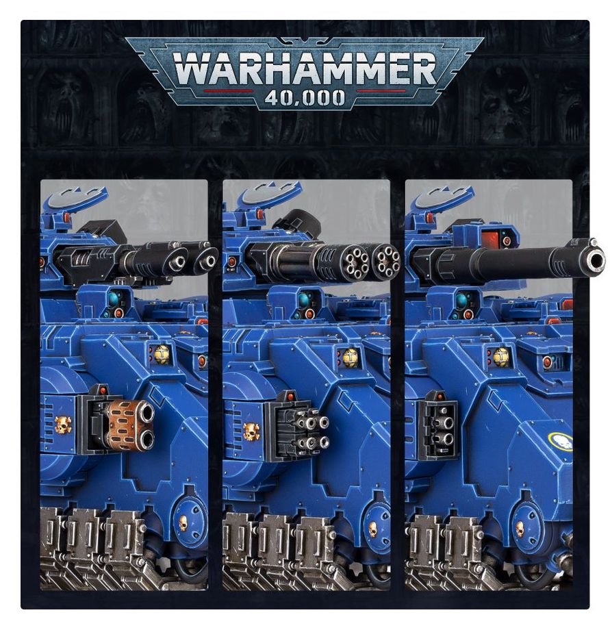 Warhammer 40,000 Space Marines Gladiator Lancer Heavy Support Tank Model Kit, Builds Gladiator Valiant Reaper or Impulsor, Citadel Miniature for Warhammer 40K
