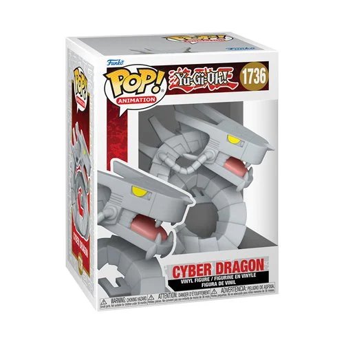 Cyber Dragon Funko Pop! Animation: Yu-Gi-Oh - Approx. 4 1/2" Collectible Vinyl Figure #1736 with Window Display Box