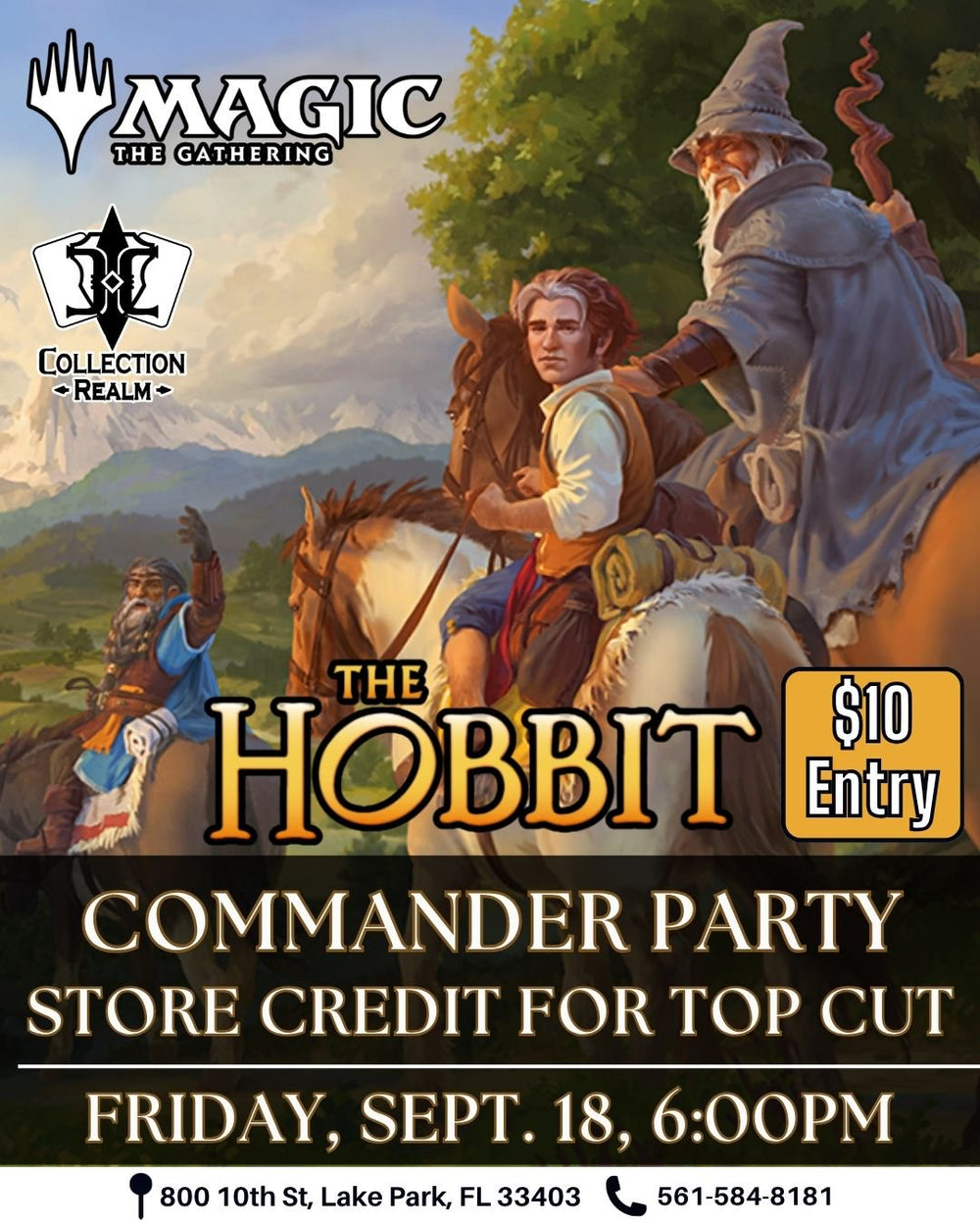 MTG The Hobbit Commander Party – September 18, 2026 (Friday 6:00 PM)
