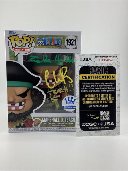 Funko Pop! One Piece - Marshall D. Teach - Funko Excl Signed Chris R #1921