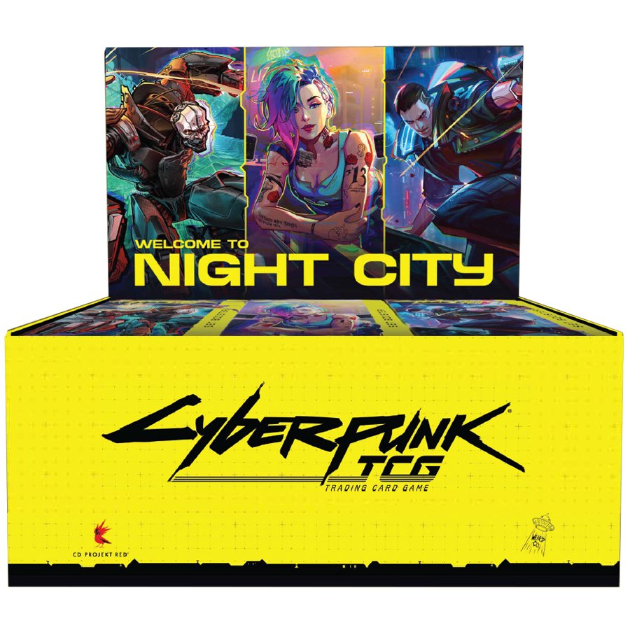 Cyberpunk TCG Retail Booster Box 24 Packs – Sci-Fi Trading Card Game Booster Display, Collectible Cards, Deck Building Strategy Game for Players and Collectors (PRE-ORDER SEPTEMBER)