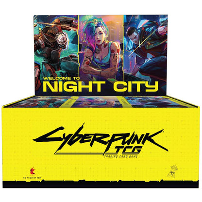 Cyberpunk TCG Retail Booster Box 24 Packs – Sci-Fi Trading Card Game Booster Display, Collectible Cards, Deck Building Strategy Game for Players and Collectors (PRE-ORDER SEPTEMBER)