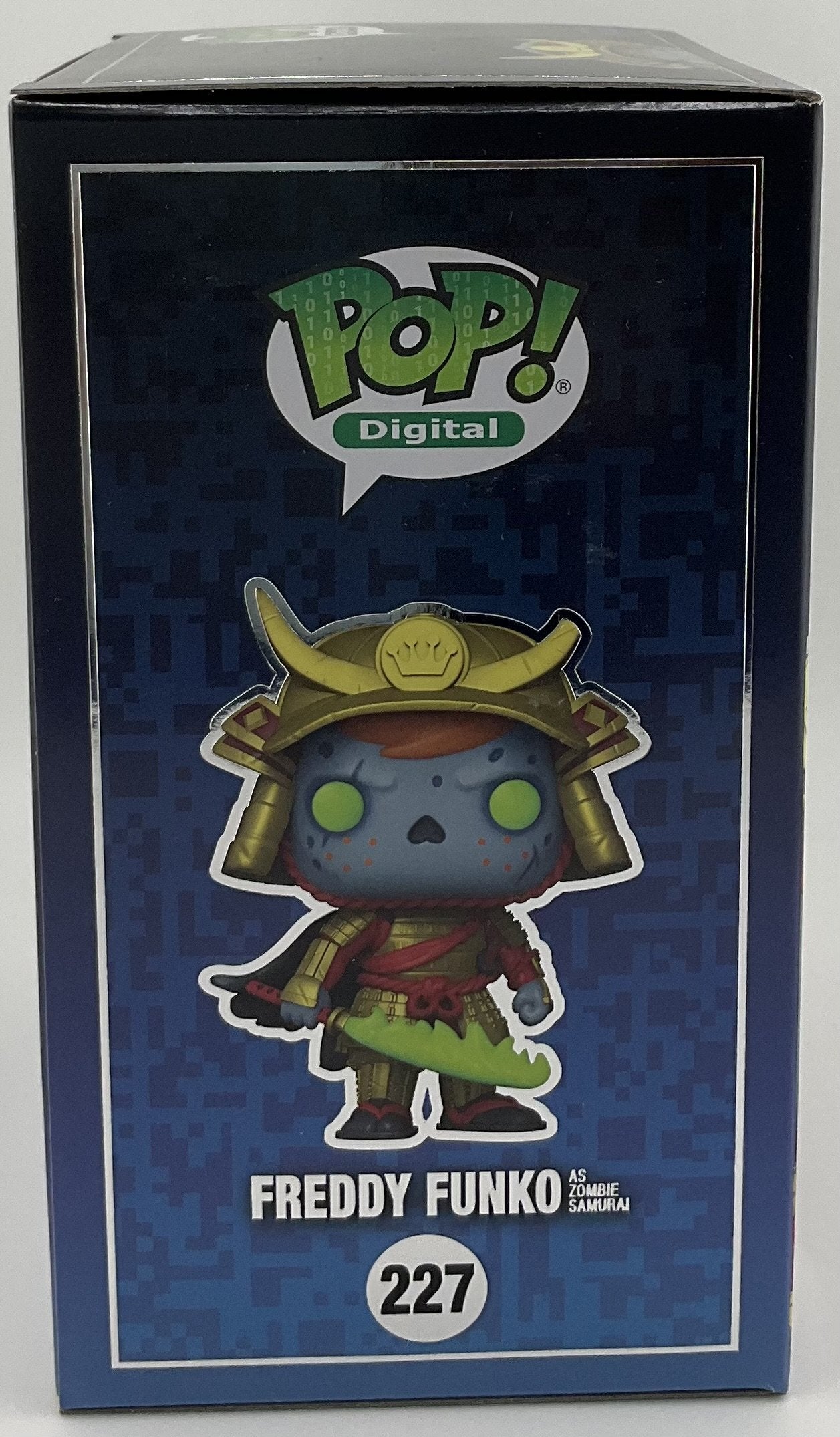 FREDDY FUNKO DIGITAL HORROR FUNKOWEEN AS SAMURAI ZOMBIE GRAIL 999PCS GITD #227