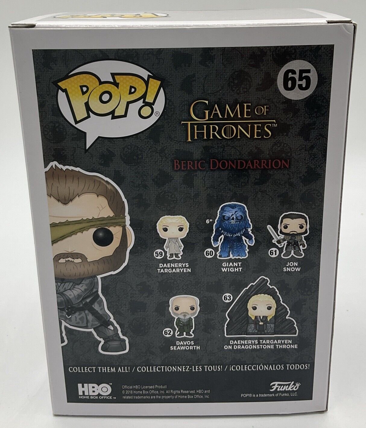 Funko Pop! Vinyl: Game of Thrones/Beric Dondarrion #65/Barnes and Noble New York