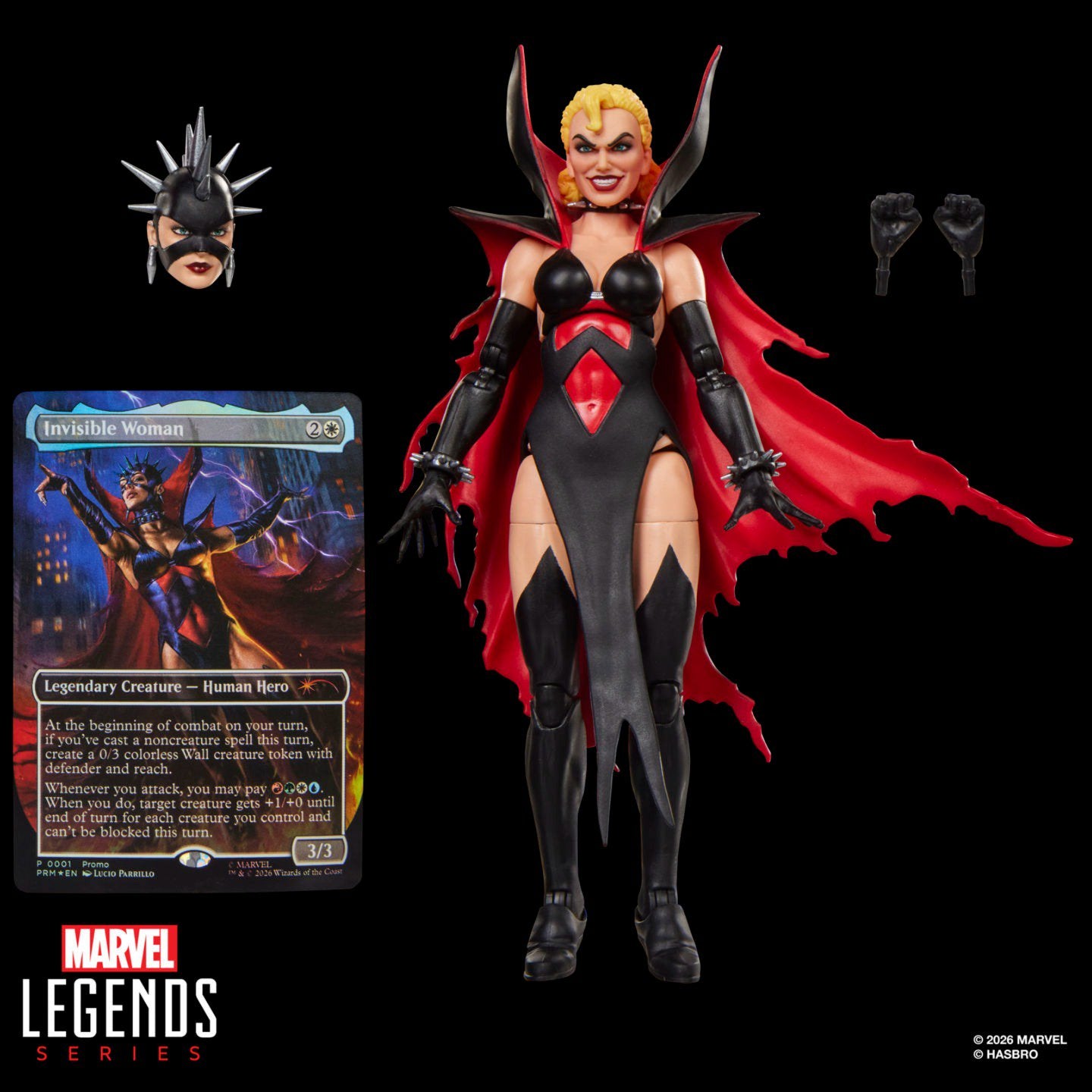 Magic: The Gathering Marvel Super Heroes Malice Sue Storm 6-Inch Action Figure with Exclusive Foil Trading Card, Marvel Legends Collectible Figure with Accessories (PREORDER - Release Date October 2026)