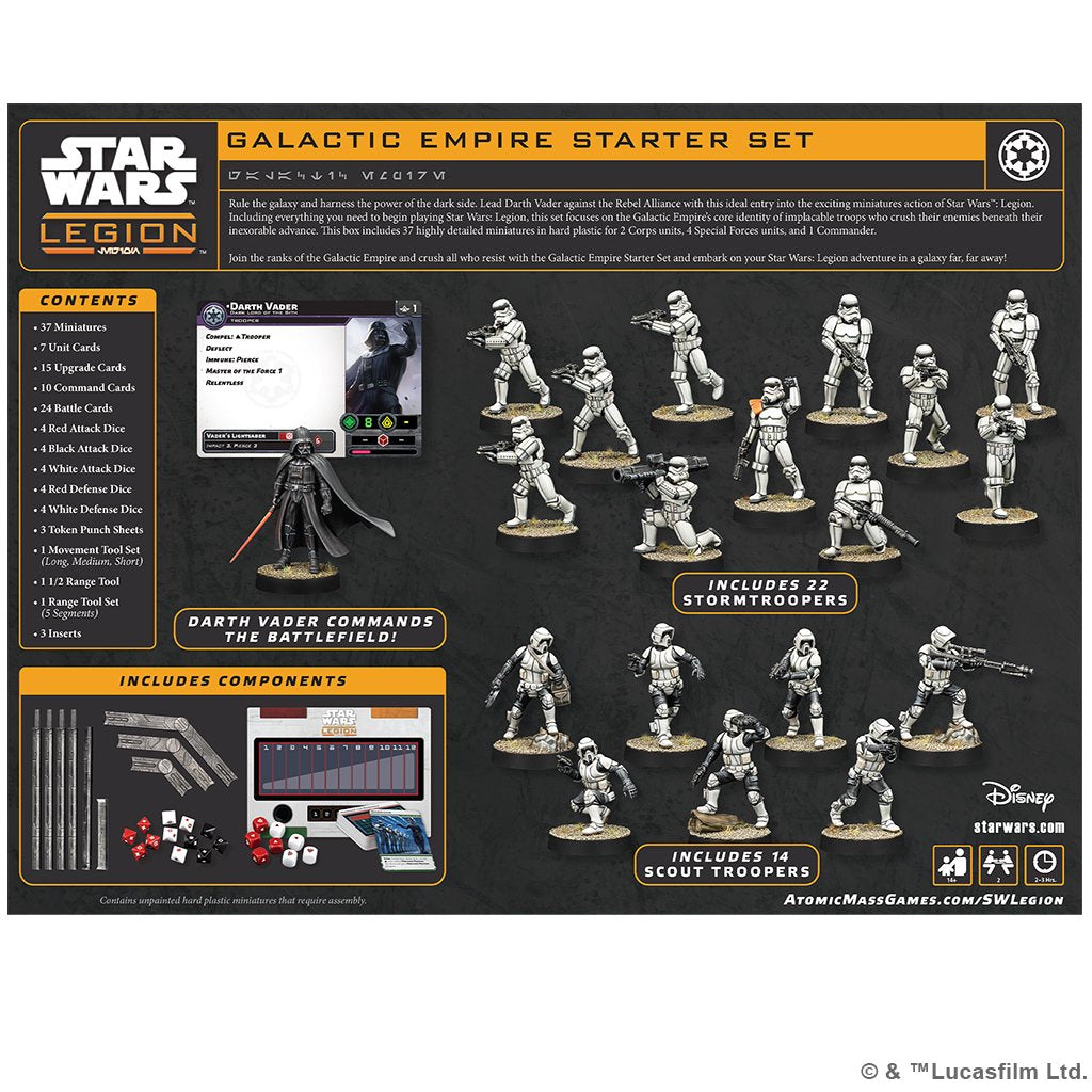 Star Wars Legion Galactic Empire Starter Set Miniatures Strategy Game PRE-ORDER