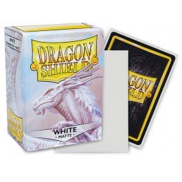 Dragon Shield Standard Matte Card Sleeves White 100 Count, Textured Trading Card Protector Sleeves for MTG, Pokemon, Lorcana, Flesh and Blood, Durable Deck Protection (PRE-ORDER)