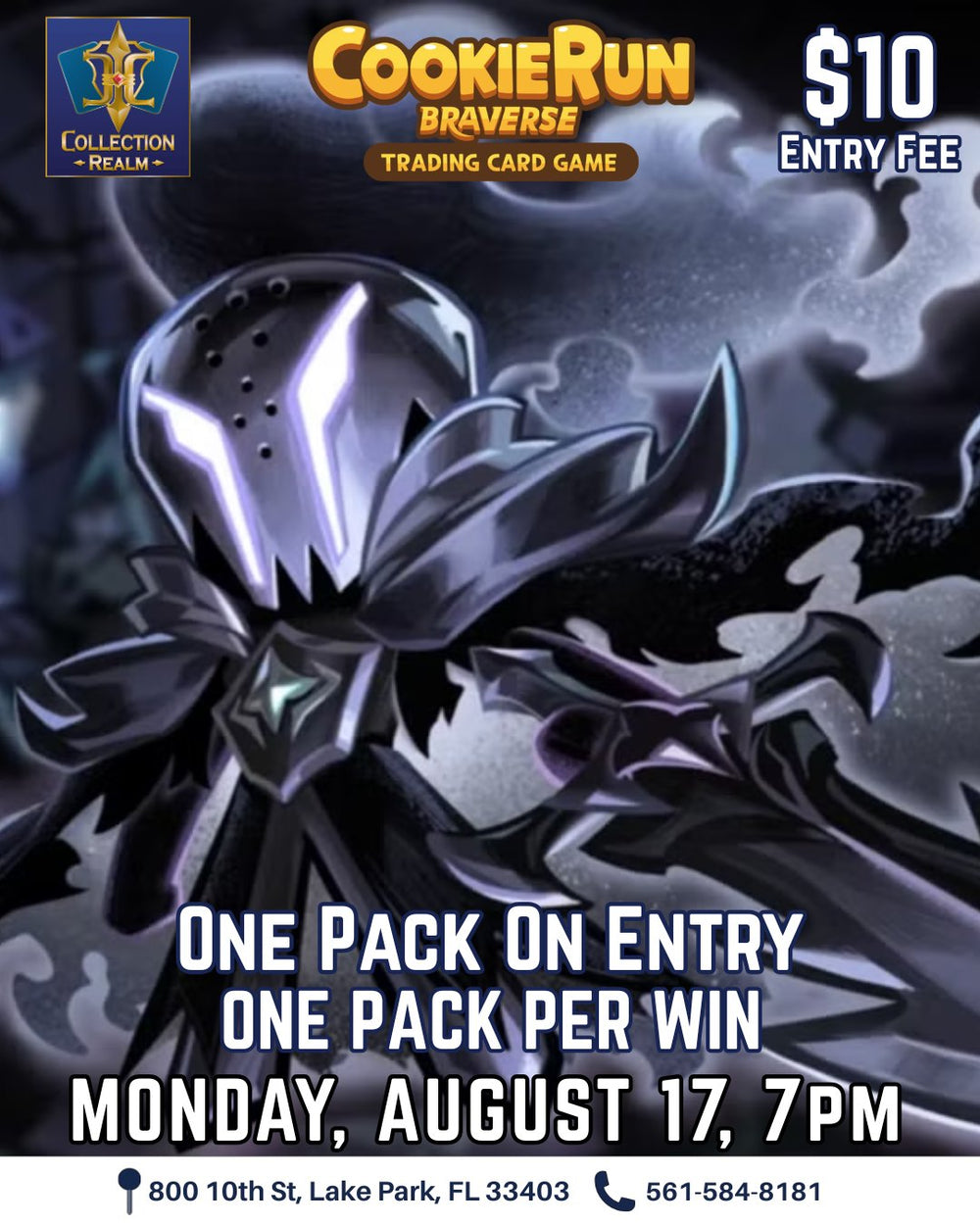 CookieRun Braverse TCG Tournament – August 17, 2026 (Monday 7:00 PM)