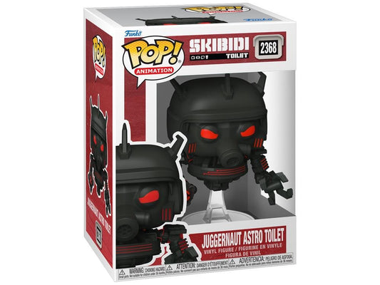 Juggernaut Astro Toilet #2368 Funko Pop! Animation Skibidi  Toilet - Approx. 4 1/2" Collectible Vinyl Figure Bundled with Display Box Protector Case - Estimated Arrival: May. 2026 (PRE-ORDER)